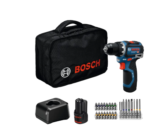 Kit GSR 12V-32 + 2x 2,0Ah + GAL 12V-20 + 24 accesorios + bolsa