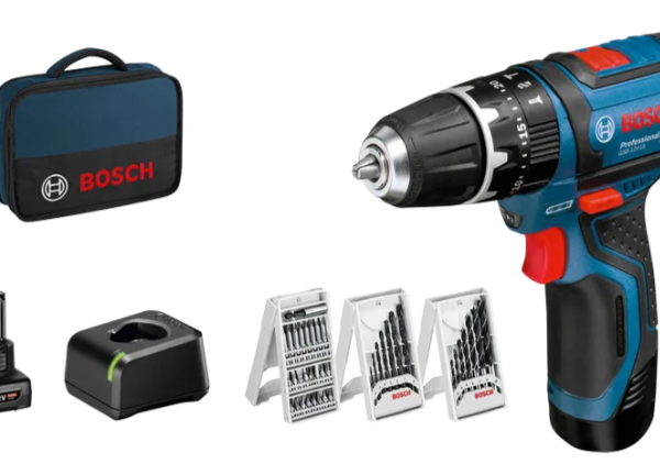 Kit GSB 12V-15 + 1x 2,0Ah + 1x 4,0Ah + set 39 accesorios