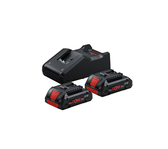 Power Set 2x ProCORE 18V 4,0 Ah + GAL 18V-40