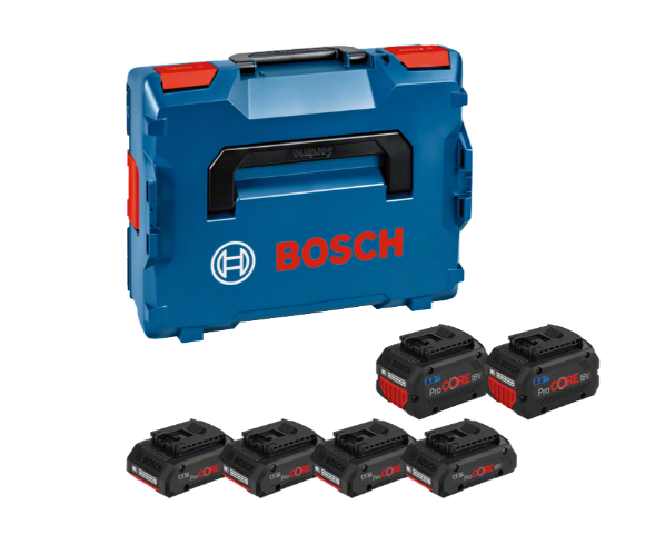 Pack 6x ProCORE18V (4x 4,0 Ah + 2x 8,0 Ah) + L-BOXX 136